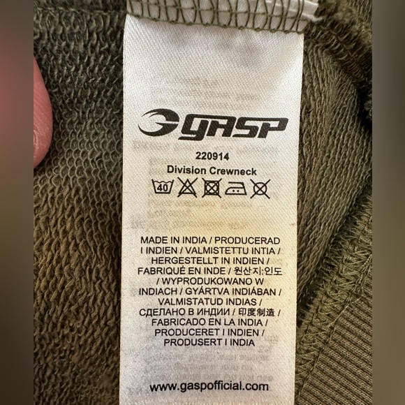 GASP Division Crew Neck Size L - Picture 4 of 4